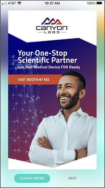 Splash Page Ad sample image